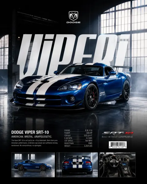 Luxury Car Poster Prompt Guide