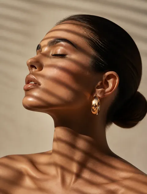 Blind Shadows Fashion Portrait