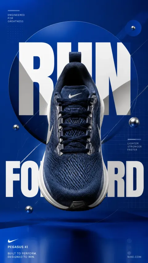 Premium Luxury Sneaker Ad