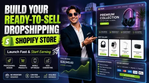 Ready-to-Sell Shopify Store Ad