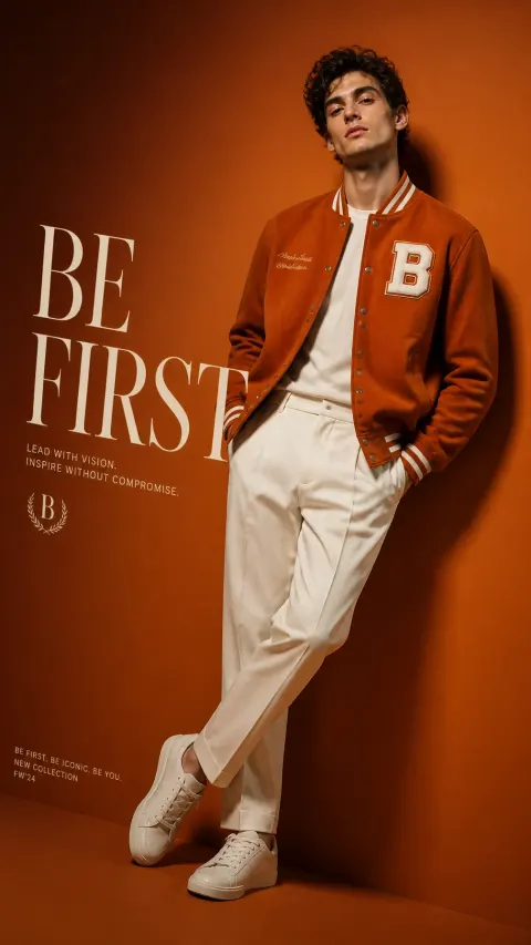 Burnt Orange Luxury Editorial