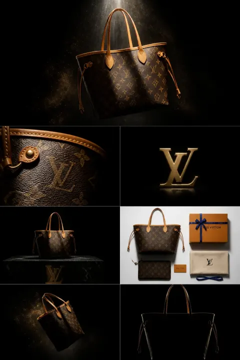 Cinematic Luxury Louis Vuitton Editorial