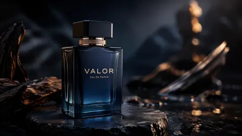 Luxury Masculine Fragrance Visuals