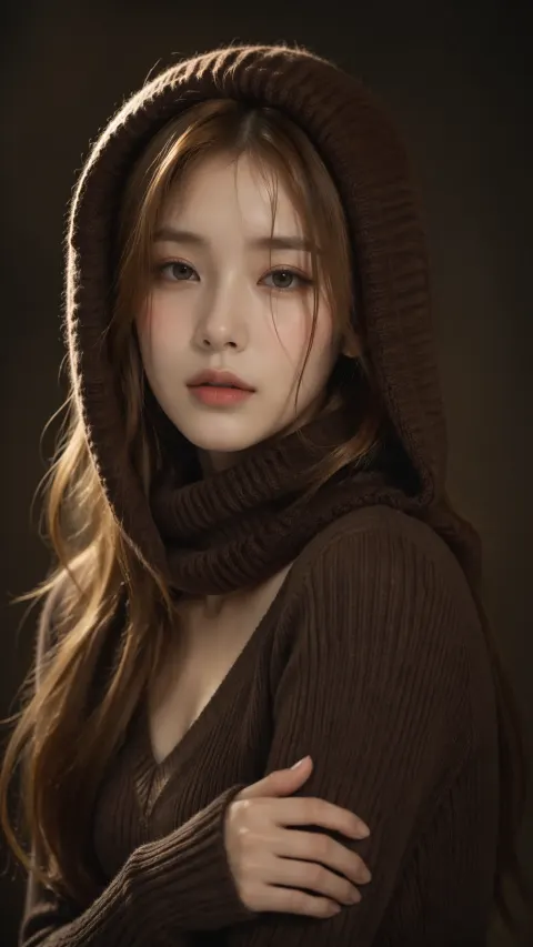 Soft Brown Tone Portrait