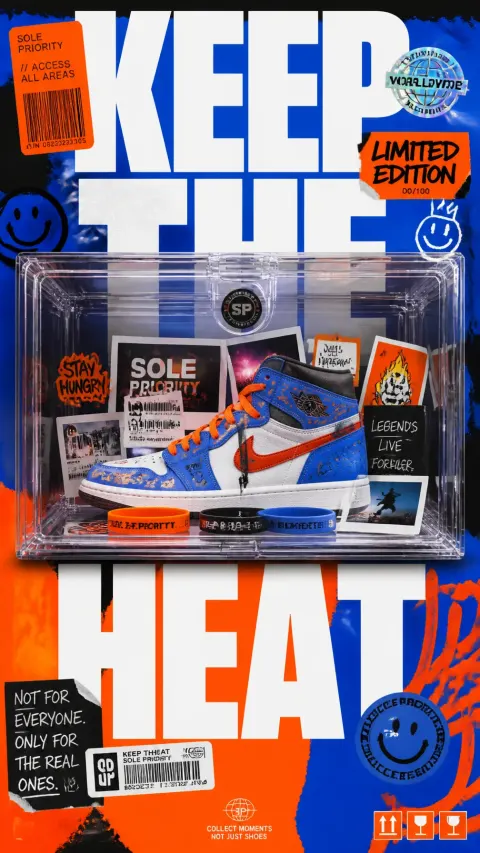 Sneaker Vault Poster Design