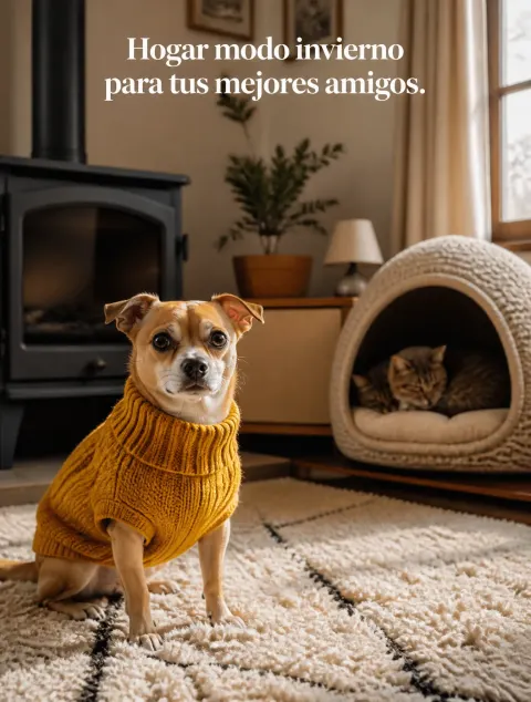 Cozy Winter Pets at Home