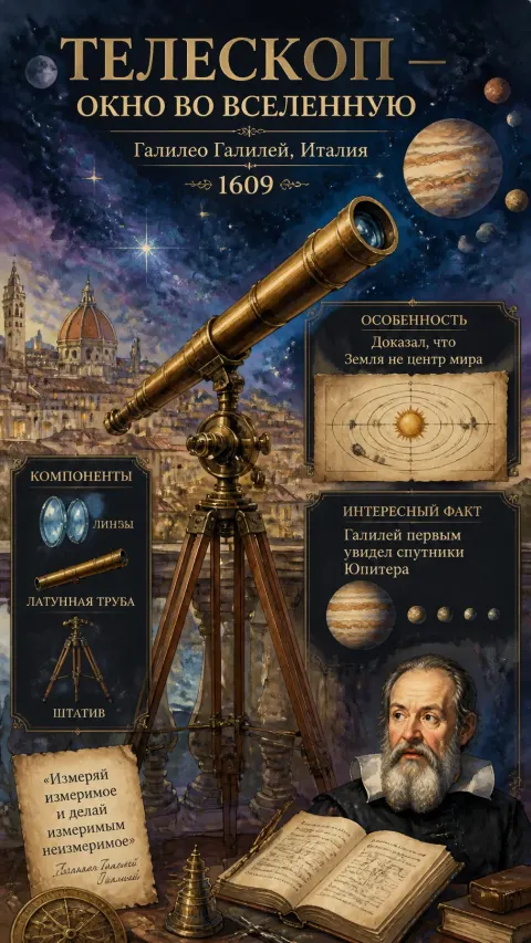 Galileo's Telescope Reveals Universe