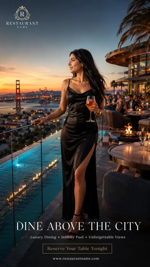 Luxury Rooftop Dining Experience