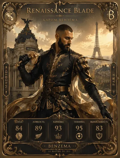 Benzema Renaissance Blade Art