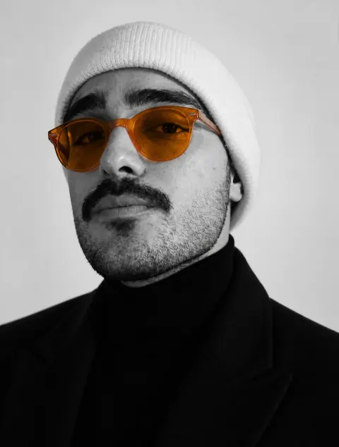 Amber Glasses Portrait