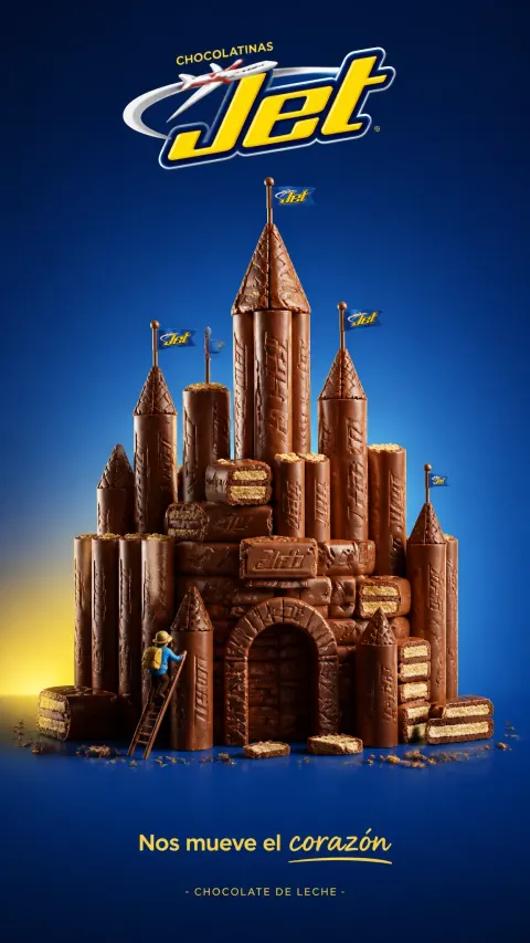 Jet Chocolate Castle Fantasy Poster
