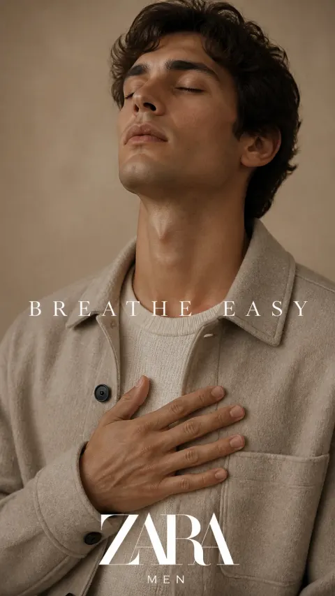 Zara Breathe Easy Luxury Editorial