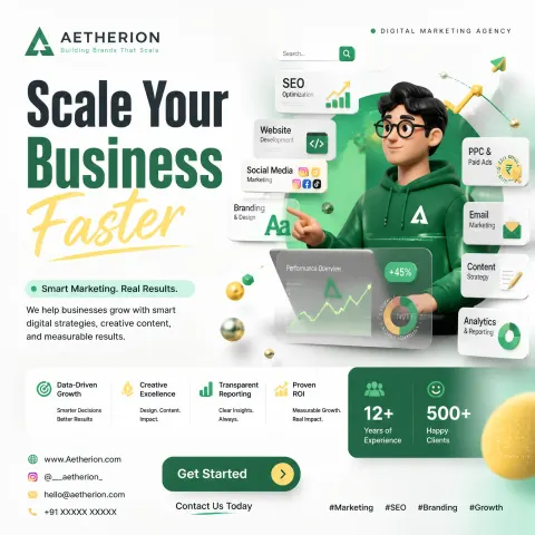 Aetherion Premium Marketing Poster Design