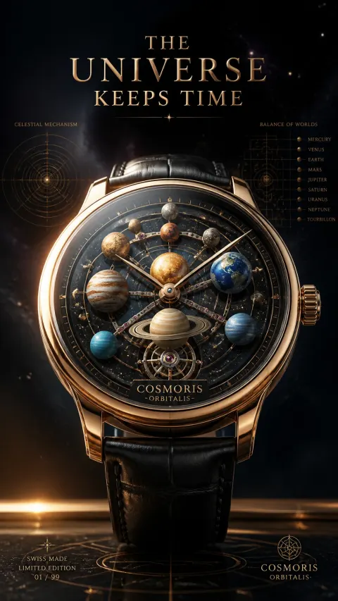 Cosmic Time Luxury Watch