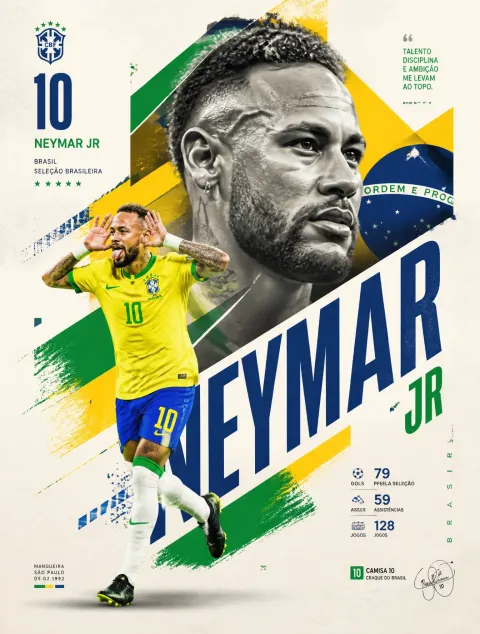 Neymar Jr. Legend Poster Design