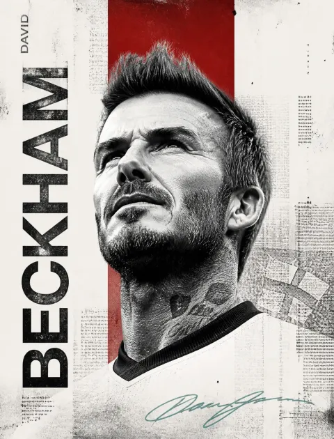 Beckham Minimalist Editorial Poster