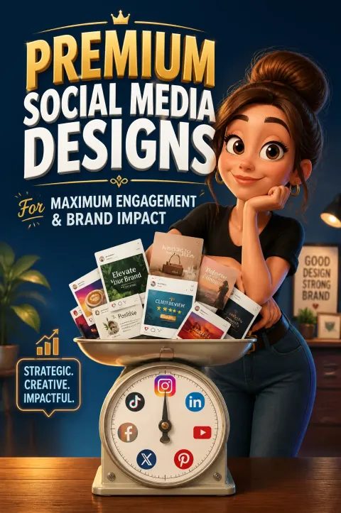 Pixar Social Media Design