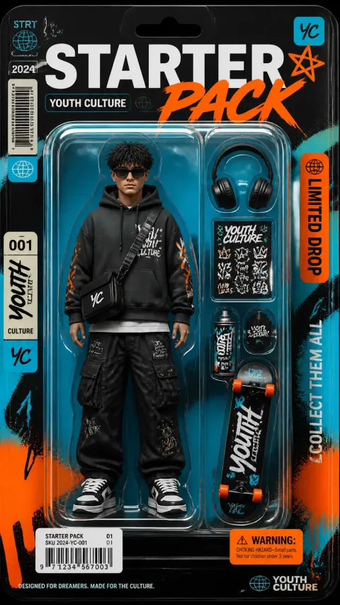 Streetwear Collectible Toy Poster
