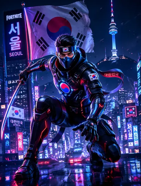 Korea Fortnite Cyber Ninja