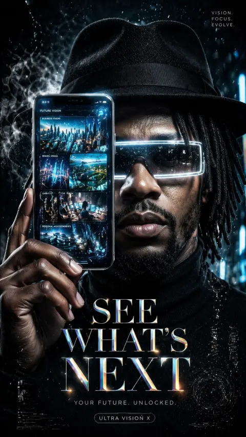 Luxury Smartphone Ad Poster