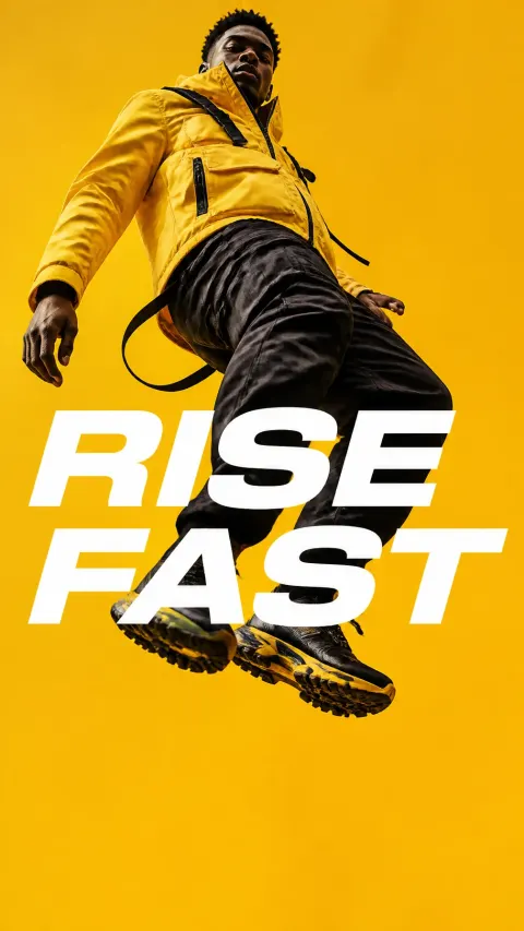 Yellow Jacket Leap Fashion Ad