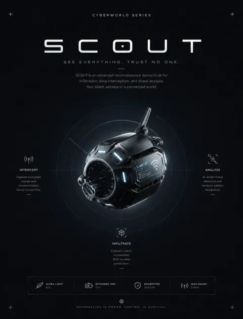 Cyber Scout Gadget Poster