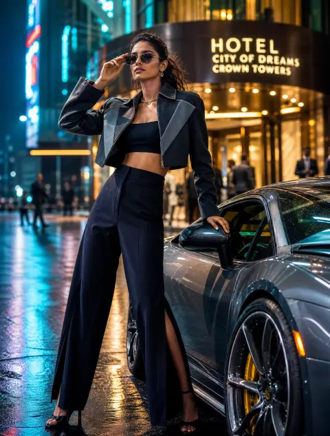 Neon Supermodel Night Run