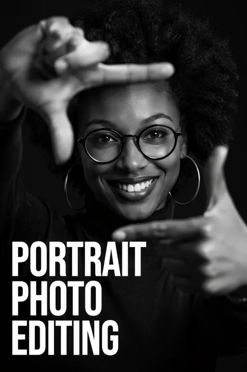 High Contrast Portrait Photo Editing