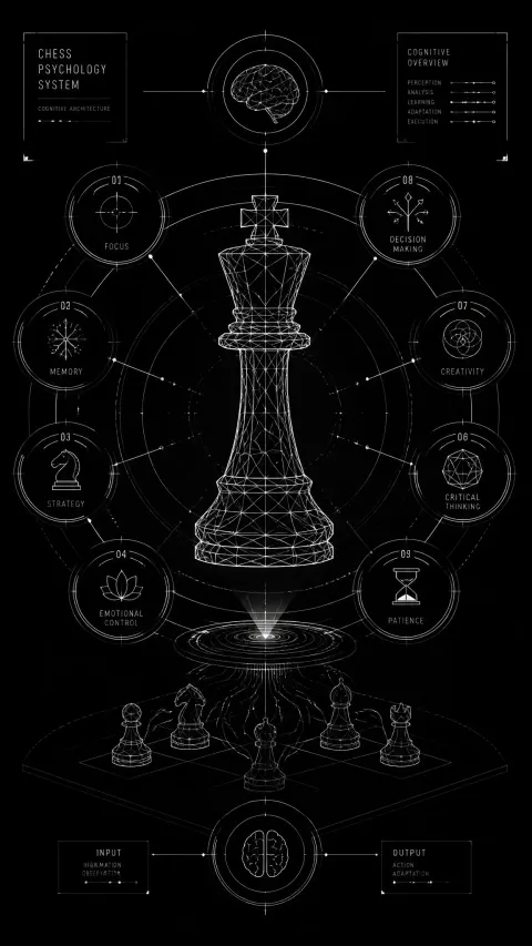 Minimal Chess Psychology Infographic