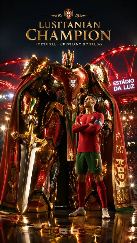 Ronaldo Lusitanian Mech Champion Poster