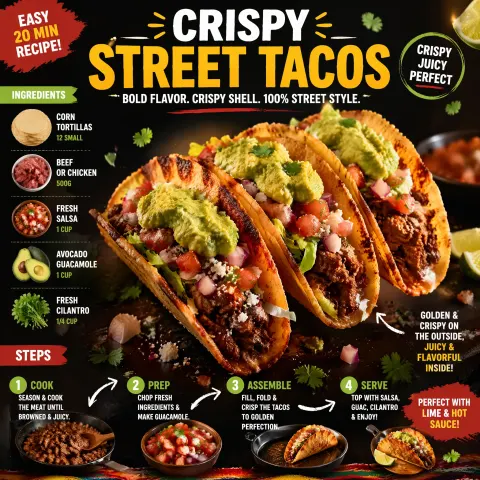 Viral Crispy Street Tacos Recipe