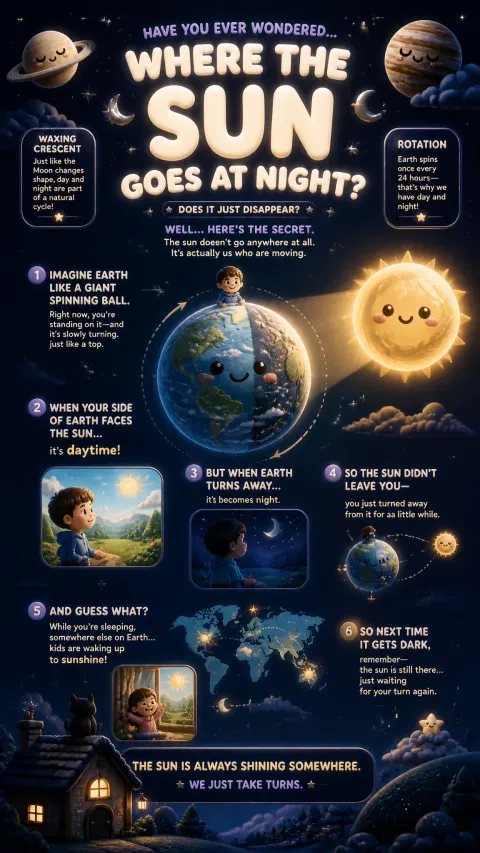 Where Does the Sun Go at Night