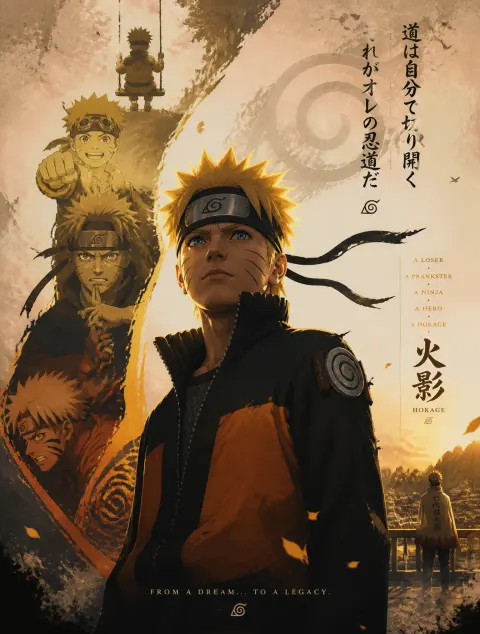 Naruto Cinematic Growth Poster
