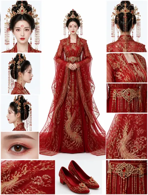 Ancient Chinese Wedding Hanfu Design