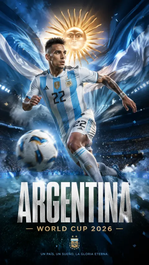 Argentina World Cup 2026 Poster