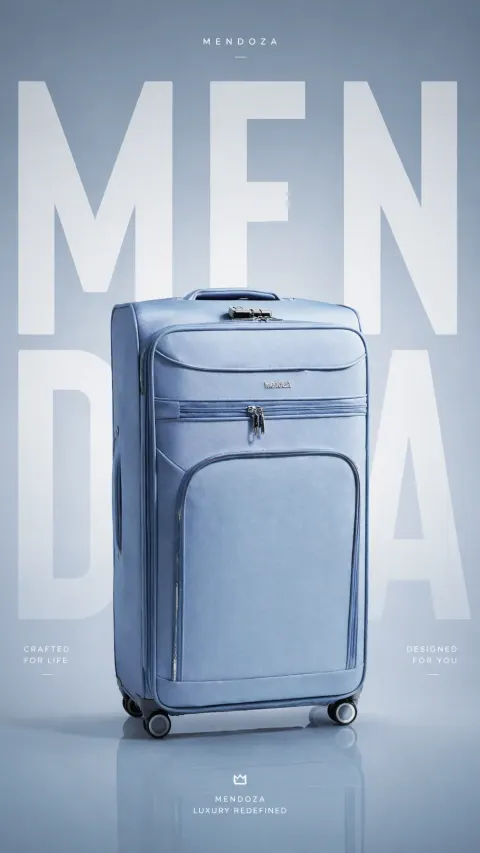 Ultra-Luxury Blue Handbag Campaign