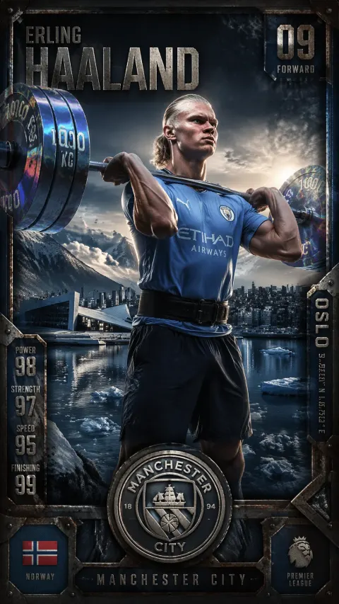 Haaland Elite Weightlifting Card
