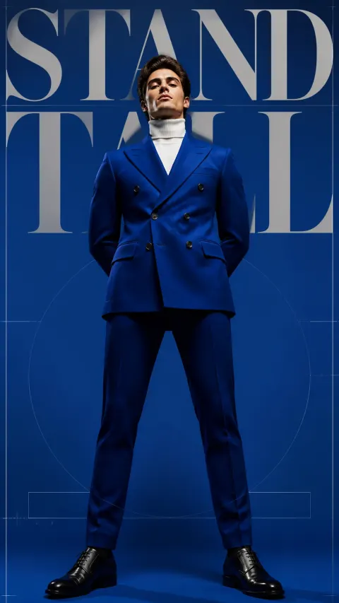 Luxury Men's Fashion Editorial Poster