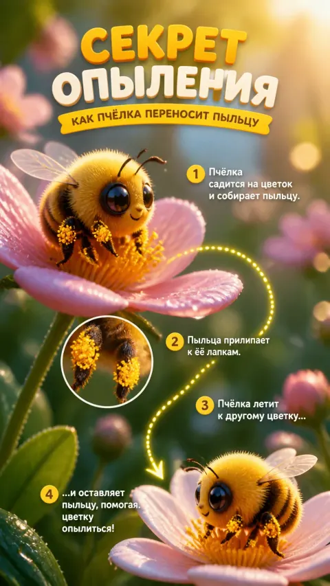 Bee Pollination Secret Revealed