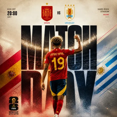 Yamal Match Day Poster Design