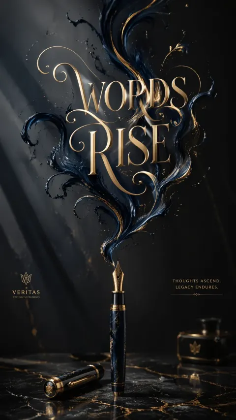 Luxury Fountain Pen Ad