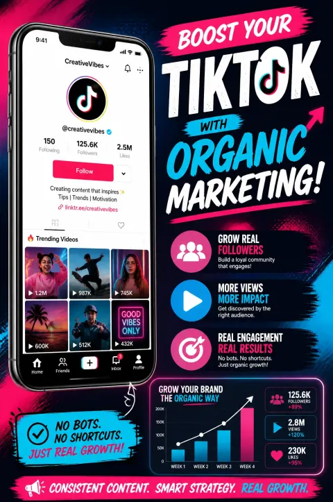 Boost TikTok Organic Marketing