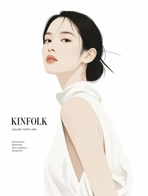 Korean Minimalist Magazine Illustration