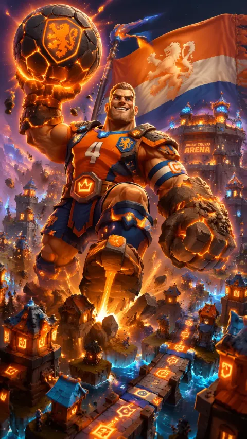 Dutch Captain As Clash Giant