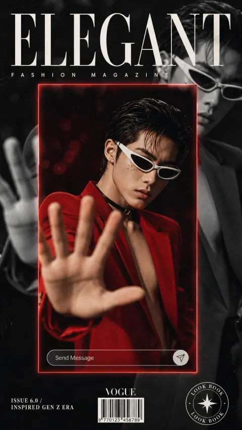 Crimson Blazer Fashion Cover Art