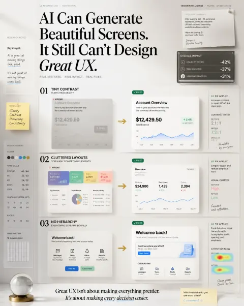 3 UX Mistakes Killing AI Designs