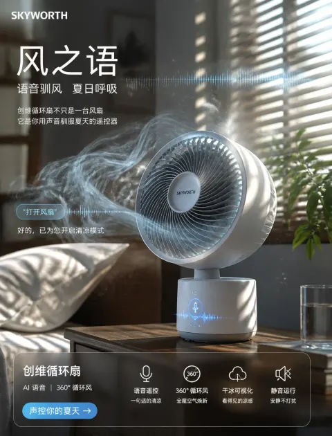 Voice-Controlled Summer Breeze