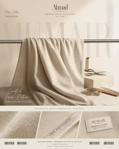 Ahmad Fabrics Premium Cotton Editorial