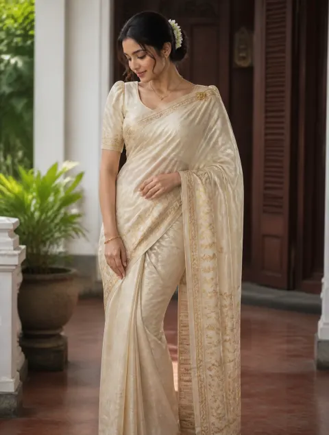 Sri Lankan Osari Saree Girl