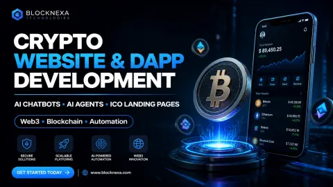 Luxury Crypto Web3 Development Ad
